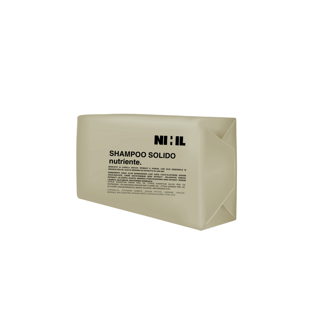 Shampoo solido calmante