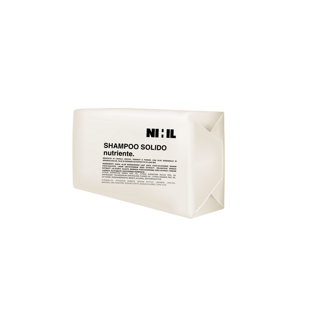 Shampoo solido nutriente